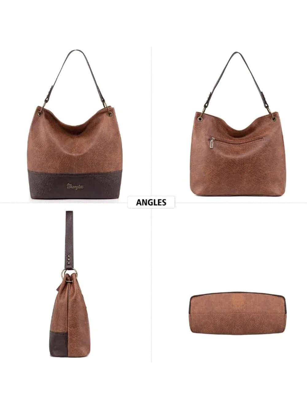 Vegan Leather Hobo Bag for Women | Stylish Top Handle Shoulder Purse & Handbag
